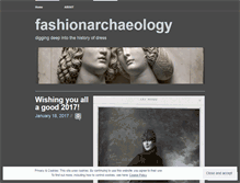 Tablet Screenshot of fashionarchaeology.com